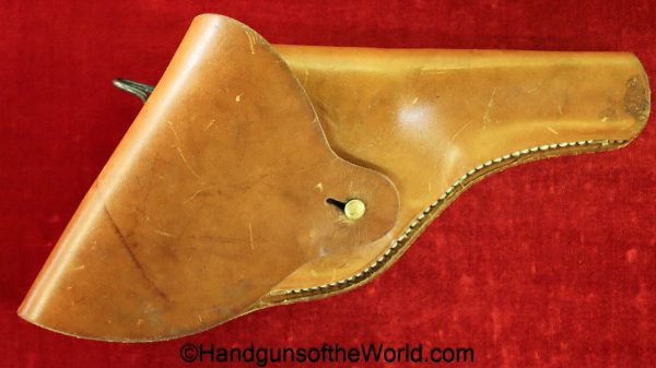 Colt, Commando, Revolver, Holster, Brown, leather, unmarked, US Army, US, USA, original, collectible, WWII, WW2, S&W, Victory, 38, .38, Americana, American
