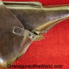 Luger, P.08, Holster, German, WWII, Dated, 1941, Dyed brown, leather, Hardshell, BML-41-WaA788, brown, original, collectible, Germany, WW2, 41, bml, P08