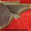 Luger, P.08, Holster, WWI, Commercial Pattern, Commercial, Brown, leather, hardshell, unmarked, original, collectible, German, Germany, WW1, P08, P 08, P-08