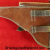 Luger, P.08, Holster, WWI, Commercial Pattern, Commercial, Brown, leather, hardshell, unmarked, original, collectible, German, Germany, WW1, P08, P 08, P-08