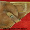 Mauser, HSc, Holster, WWII, Era, Brown, leather, unmarked, commercial pattern, commercial, original, collectible, WW2, German, Germany, handgun, pistol