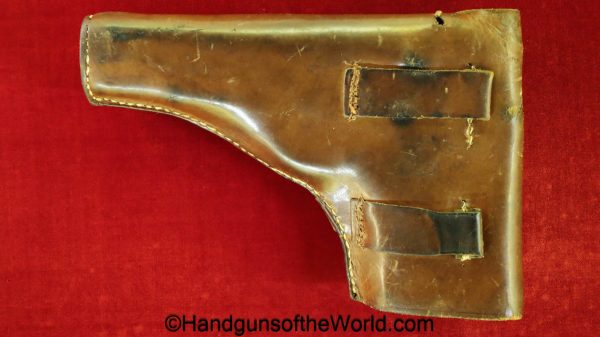 Radom, VIS, P-35, Holster, German, WWII, Brown, leather, BNZ, 1944, P.35, original, collectible, Germany, WW2, P35, P 35, vintage, old, real, pistol