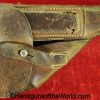 Walther, PP, Holster, WWII, Era, original, collectible, Brown, leather, breakaway, German, Germany, handgun, pistol, WW2, unmarked, break away