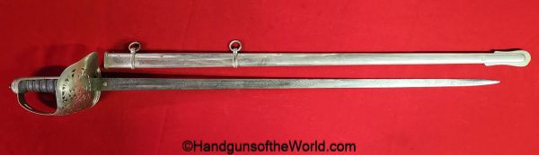Wilkinson, Royal Engineers, Sword, with Provenance, Brigadier General, Randall Plunkett Taylor Hawksley, Original, Collectible, British, English, 1899